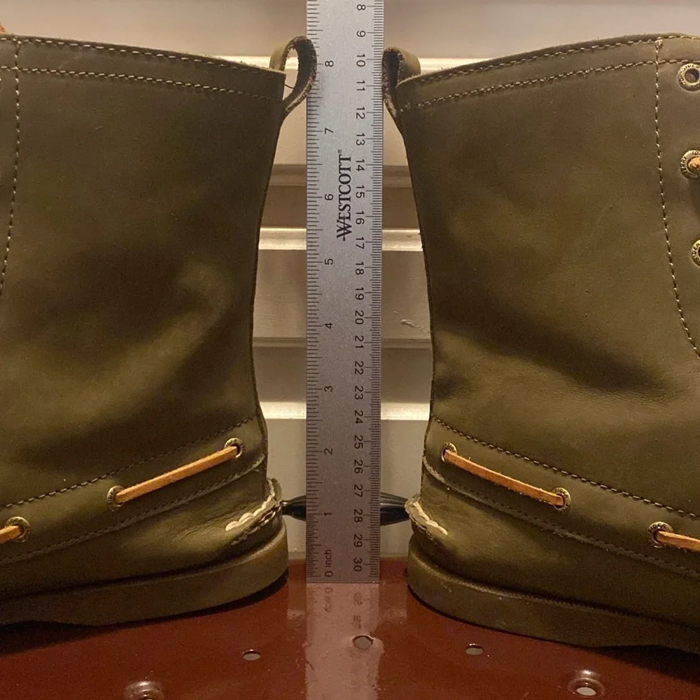 Sperry Top-Sider green boots. Women’s Size 10 - Picture 11 of 16